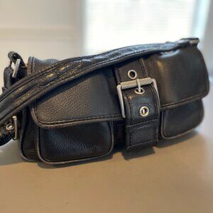 Michael Kors Medium Black Leather Colby Bag